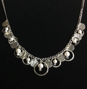 Sterling & Pearl Necklace